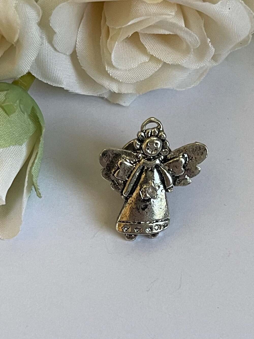 Vintage Retro Angel Pin Brooch